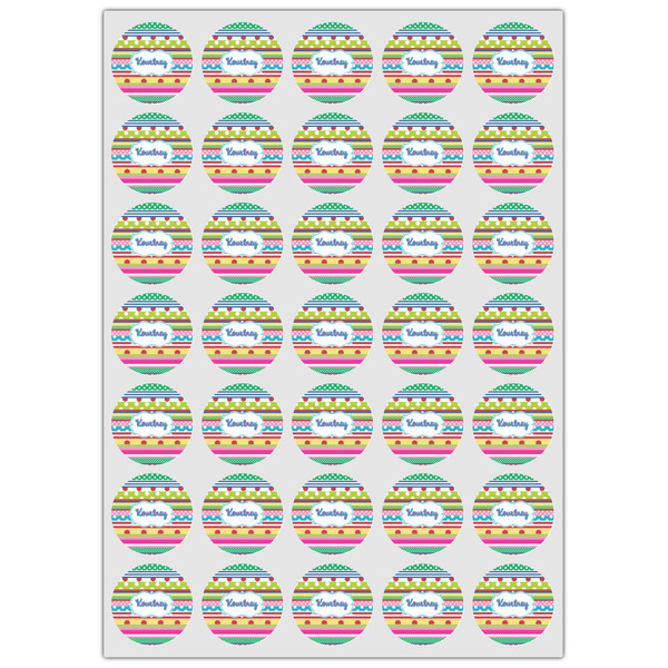 Ribbons Icing Circle - XSmall - Set of 35