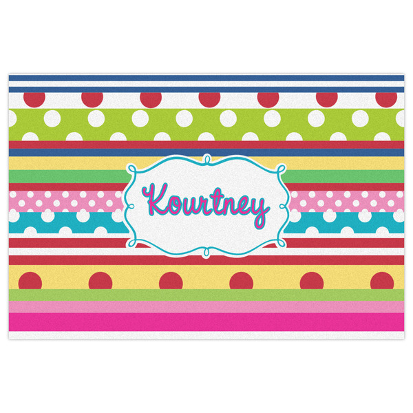 Ribbons Indoor / Outdoor Rug - 4'x6' - Front Flat