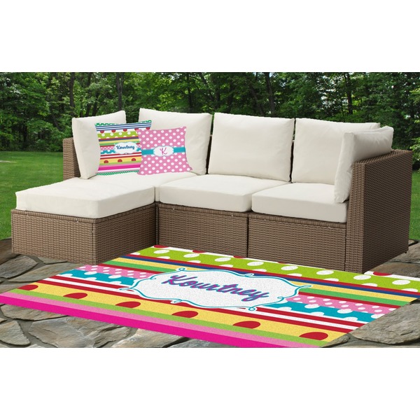 Ribbons Indoor / Outdoor Rug & Cushions
