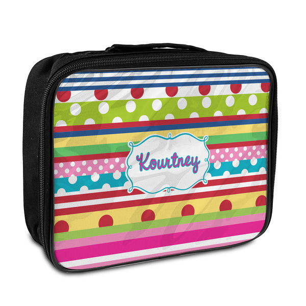 Custom Ribbons Insulated Lunch Bag (Personalized)