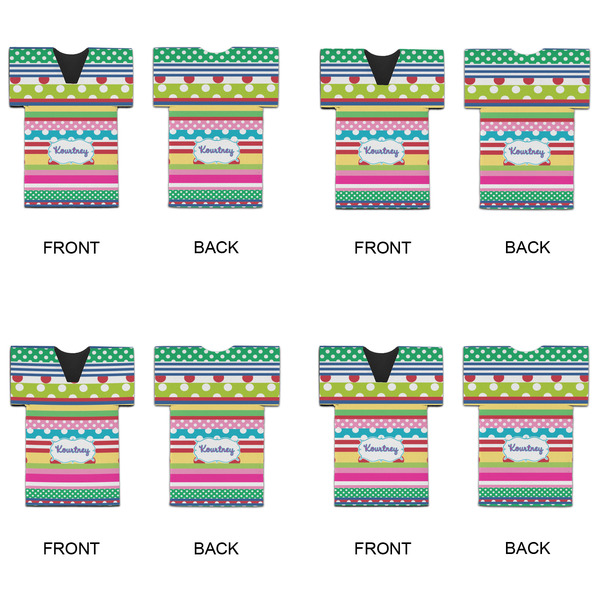 Ribbons Jersey Bottle Cooler - Set of 4 - APPROVAL