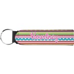 Ribbons Neoprene Keychain Fob (Personalized)
