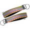 Ribbons Key-chain - Metal and Nylon - Front and Back