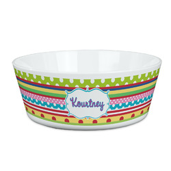 Ribbons Kid's Bowl (Personalized)