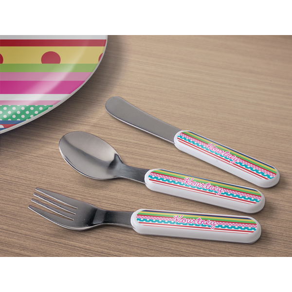 Ribbons Kids Flatware w/ Plate