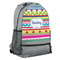 Ribbons Large Backpack - Gray - Angled View