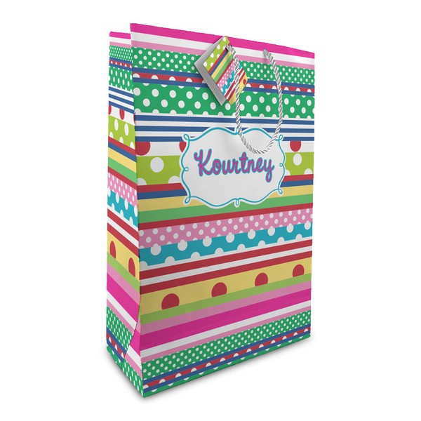 Custom Ribbons Large Gift Bag (Personalized)