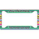 Ribbons License Plate Frame - Style A (Personalized)