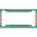 Ribbons License Plate Frame (Personalized)