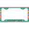 Ribbons License Plate Frame - Style C