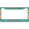Ribbons License Plate Frame Wide