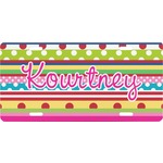 Ribbons Front License Plate (Personalized)