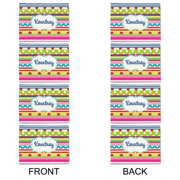 Ribbons Linen Placemat - APPROVAL Set of 4 (double sided)