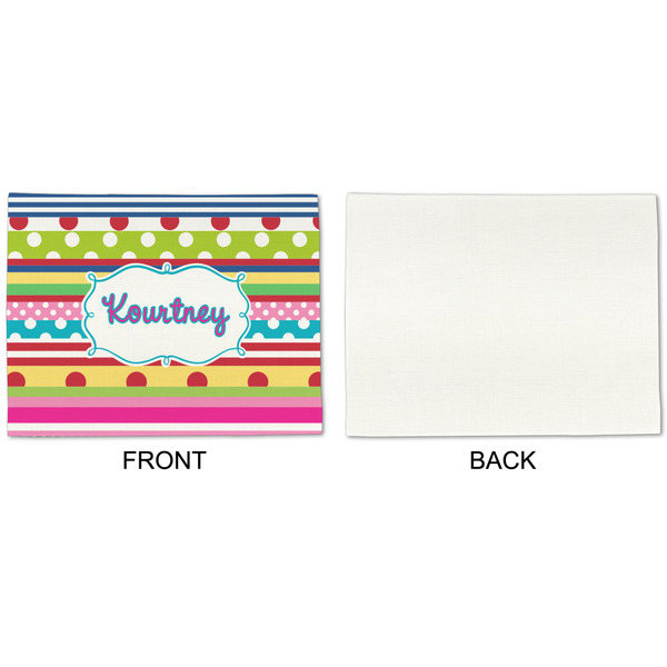 Ribbons Linen Placemat - APPROVAL Single (single sided)