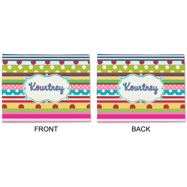 Ribbons Linen Placemat - APPROVAL (double sided)