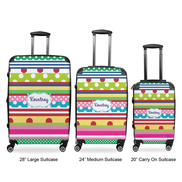 Ribbons Luggage Bags all sizes - With Handle