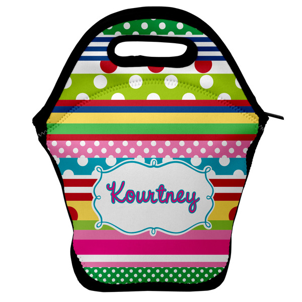 Custom Ribbons Lunch Bag w/ Name or Text