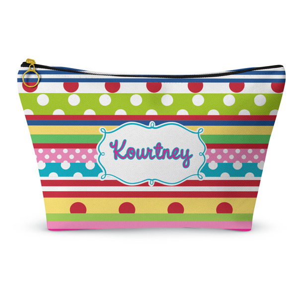 Custom Ribbons Makeup Bag - Small - 8.5"x4.5" (Personalized)