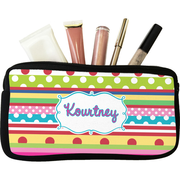Custom Ribbons Makeup / Cosmetic Bag (Personalized)