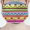 Ribbons Mask - Pleated (new) Front View on Girl