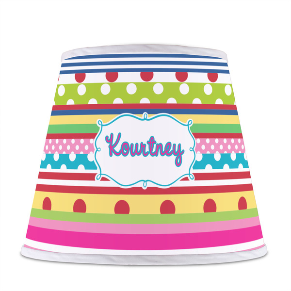 Ribbons Poly Film Empire Lampshade - Front View