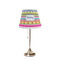 Ribbons Poly Film Empire Lampshade - On Stand