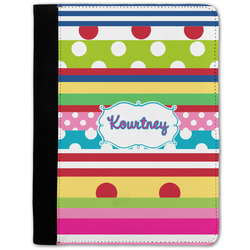 Ribbons Notebook Padfolio - Medium w/ Name or Text