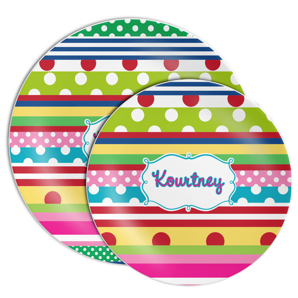 Ribbons Melamine Plates - PARENT/MAIN