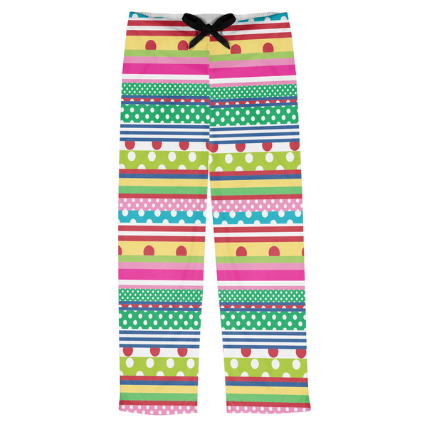 Custom Ribbons Mens Pajama Pants - S