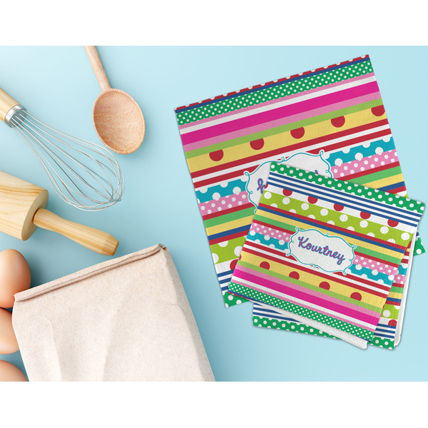 Ribbons Microfiber Dish Rag - LIFESTYLE