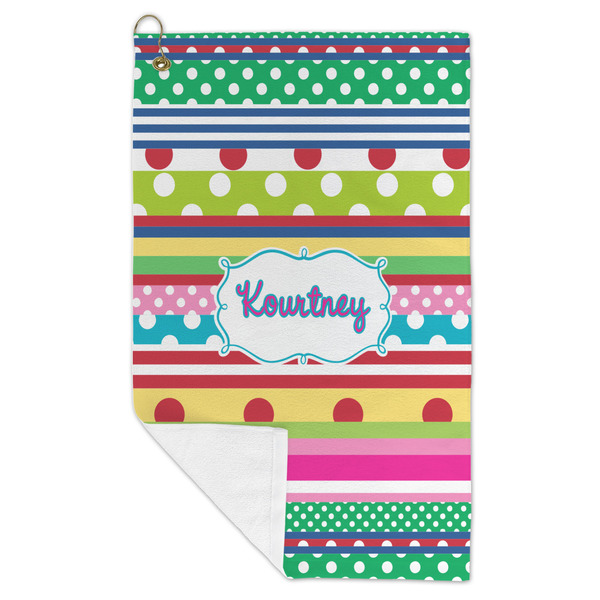 Ribbons Microfiber Golf Towels - FOLD