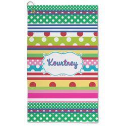 Ribbons Microfiber Golf Towel - Large (Personalized)