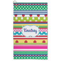 Ribbons Microfiber Golf Towel (Personalized)