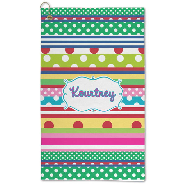 Custom Ribbons Microfiber Golf Towel - Large (Personalized)