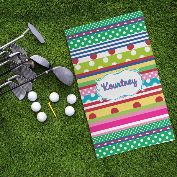 Ribbons Microfiber Golf Towels - LIFESTYLE
