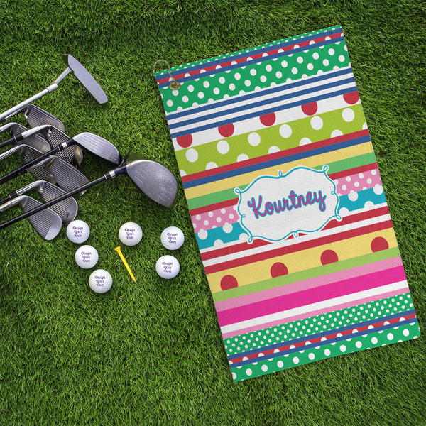 Ribbons Microfiber Golf Towels - LIFESTYLE