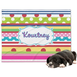 Ribbons Dog Blanket - Large (Personalized)