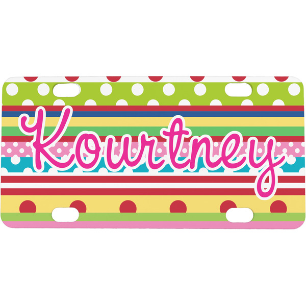 Custom Ribbons Mini/Bicycle License Plate (Personalized)