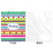Ribbons Minky Blanket - 50"x60" - Single Sided - Front & Back