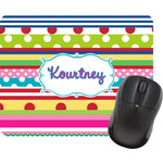 Ribbons Rectangular Mouse Pad (Personalized)