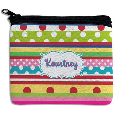 Ribbons Rectangular Coin Purse (Personalized)