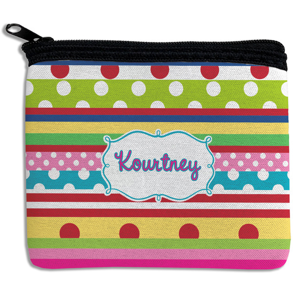 Custom Ribbons Rectangular Coin Purse (Personalized)