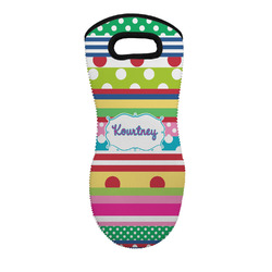 Ribbons Neoprene Oven Mitt w/ Name or Text