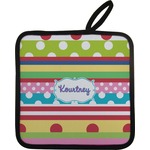 Ribbons Pot Holder w/ Name or Text