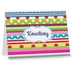 Ribbons Note cards (Personalized)