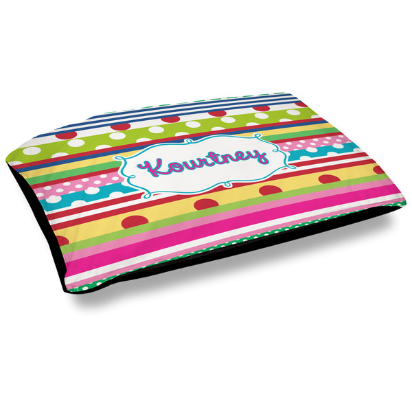 Custom Ribbons Dog Bed w/ Name or Text