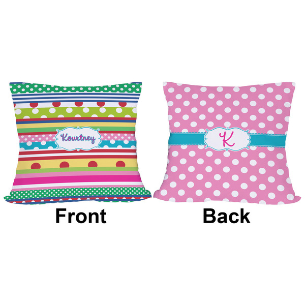 Ribbons Outdoor Pillow - 16x16