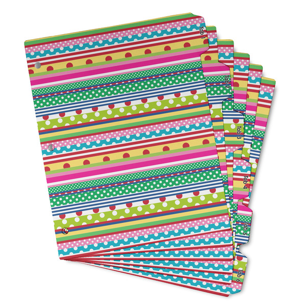 Ribbons Page Dividers - Set of 6 - Main/Front