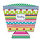 Ribbons Party Cup Sleeve - with Bottom (Personalized)