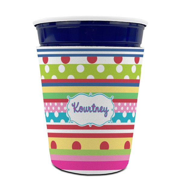 Ribbons Party Cup Sleeves - without bottom - FRONT (on cup)